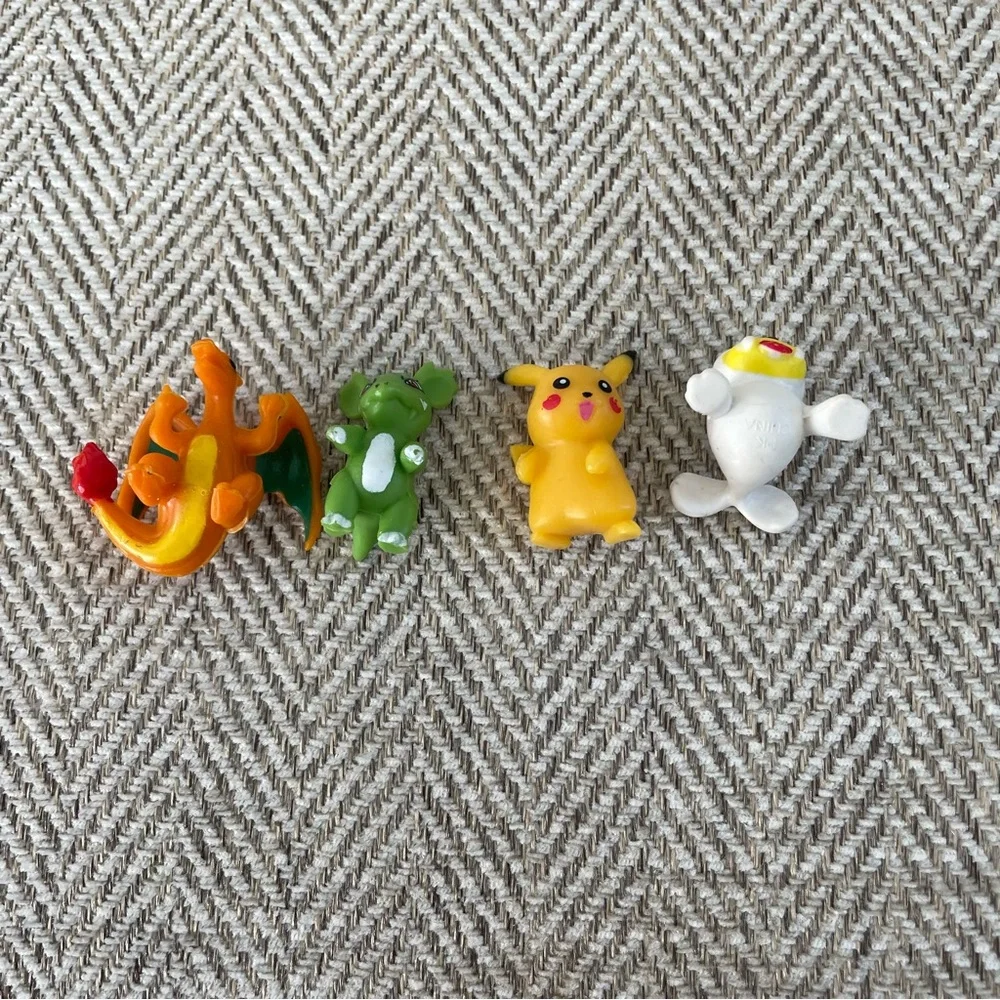 Pokemon Mini Figures Tiny Lot of 4 Bundle